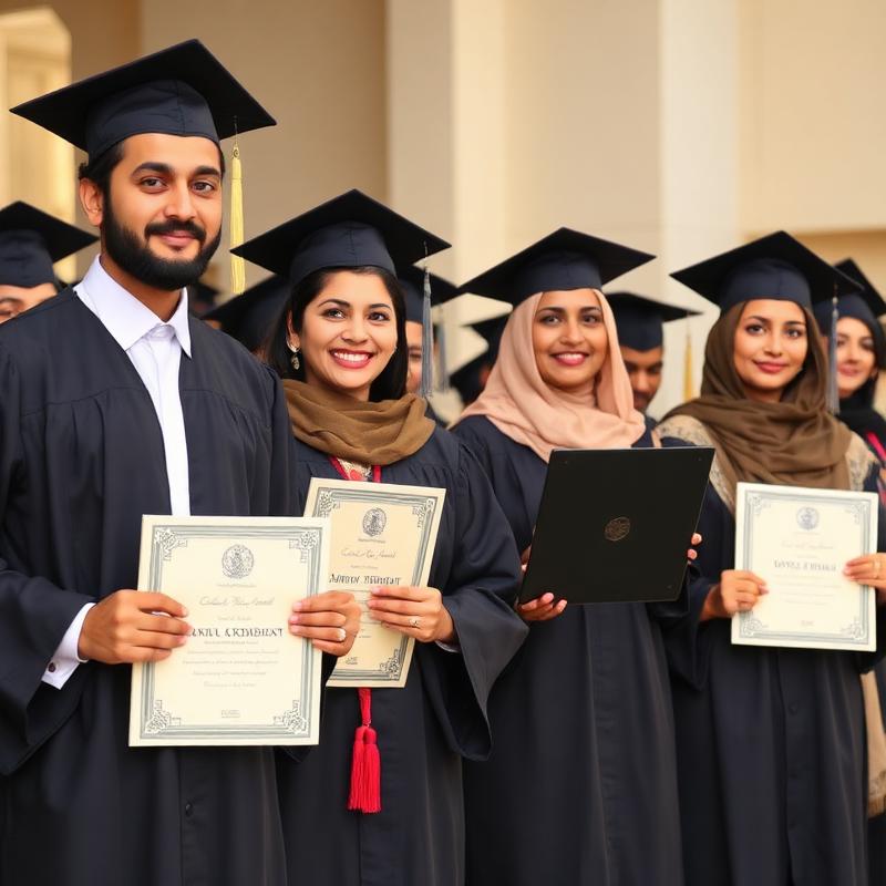 Graduates receiving CVPE diplomas
